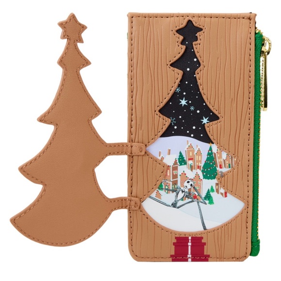 Loungefly Disney The Nightmare Before Christmas Town Tree Large Card Holder - Picture 2 of 3